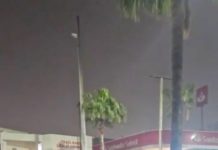 Queda impactada unidad tras presunta persecución sobre concurrido boulevard