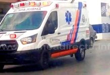 Unidad médica auxilian a persona lesionada al parecer por varios perros
