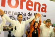 Va Carlos Peña Ortiz, por la reelección por la Coalición Morena-PT-PVEM
