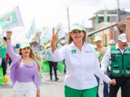 Confían en Maki y ofrecen su apoyo en el fraccionamiento Río Bravo de Miguel Alemán