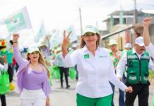 Brigadas llevan mensaje de Maki, Eugenio y Claudia a ciudadanos