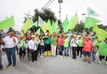 Casa por casa muestran en La Joya su apoyo a Maki Ortiz