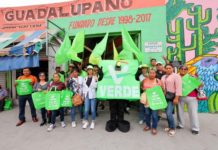 Alcanzó la Ola Verde el Mercado Guadalupano con Maki Ortiz