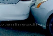 Chocan dos unidades y dejan daños materiales en “Viaducto de la Muerte”