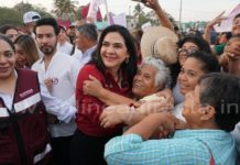 Familias de la zona norte de Tampico respaldan a Mónica Villarreal