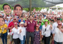 Carlos Peña Ortiz fortalece vínculos con cientos de personas, durante su segundo día de campaña