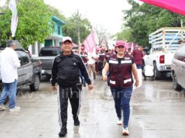 Ni la lluvia detiene andar de Úrsula en el norte de Tampico