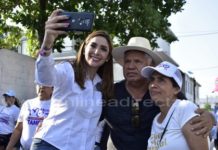 Recibe Marcela Unda gran apoyo en la Zona Norte