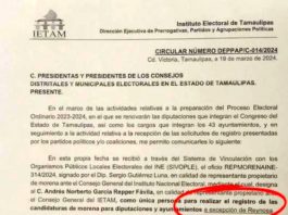 Presunto registro de Armando Zertuche pudiera ser invalidado por el IETAM