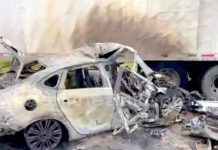 Muere persona en encontronazo con tráiler tras incendiarse en el “Viaducto de la Muerte”