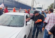 Obreros con Rigo rumbo a la alcaldía de Reynosa