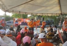 Rigo Ramos, recorre colonia Riveras del Carmen y Aquiles Serdán