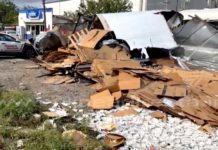 Se lo llevo el tren y deja cuantiosos daños materiales