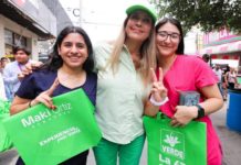 Escucha Maki Ortiz a nuevos profesionistas para representarlos en el Senado