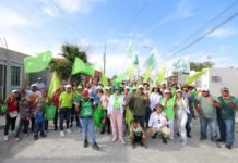 Mostraron más colonos apoyo a Maki Ortiz en camino al Senado