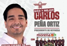 ¡Contundente éxito! Participa en el Gran Cierre de Campaña de Carlos Peña Ortiz.
