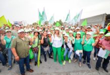 Activan el Verde en el poniente de Reynosa con Maki Ortiz