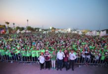 Confirman más de 8,500 reynosenses su voto para Maki Ortiz y Carlos Peña en exitoso segundo cierre de campaña en la colonia La Joya