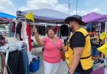 Tianguistas en apoyo de Mauricio