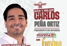 ¡Vamos hacia el triunfo! Ven al Gran Evento de Cierre de Campaña de Carlos Peña Ortiz.