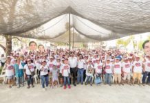 Carlos Peña Ortiz, Victorioso Cierre en el día 37 de Campaña, en las colonias Jacinto López y Nuevo Amanecer