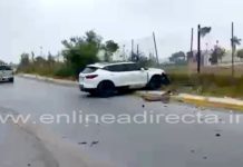 Accidente deja cuantiosos daños materiales en concurrida vialidad