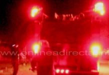 Bomberos acuden ha llamado de incendio en colonia popular