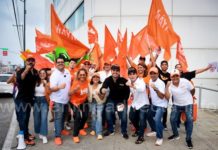 Muestran su fortaleza y unidad los candidatos de Movimiento Ciudadano en Tampico.