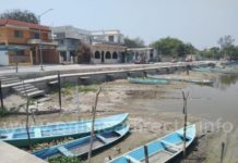 En crisis económica 20 pescadores del muelle Tancol por escasez de producto por la sequía