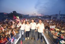 Espectacular Cierre de Campaña de Rosa González, Chucho Nader, Marcela Unda y Pepe Schekaibán