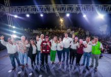 Triunfalmente unidos Maki Ortiz y Carlos Peña con más de 12,000 simpatizantes en quinto gran cierre en Vista Hermosa Distrito 8