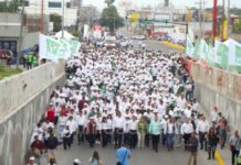 Miles de obreros desfilaron en memoria de los Mártires de Chicago, Río Blanco y Cananea