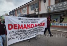 Siguen los reclamos sin solución para miles de obreros de México