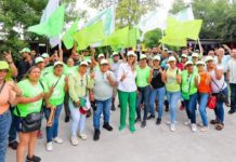 Declaran triunfo a Maki Esther Ortiz Domínguez en tianguis de Jarachina