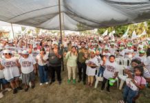 Respaldan en Terranova a Maki Ortiz y Carlos Peña con total apoyo