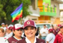 Úrsula Salazar tiñe de guinda el norte de Tampico