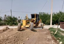 Obras Públicas realiza trabajos en calles de Díaz Ordaz