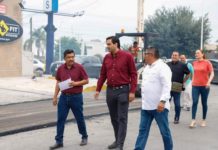 Supervisó el Presidente Municipal rehabilitación de pavimento