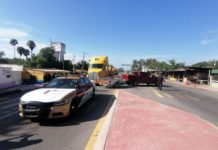 Accidente vial deja daños en carretera a Padilla
