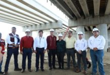 Superviso Américo Villarreal avances del Puente de la Esperanza y del nuevo hospital del ISSSTE