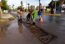 Cumple Alcalde Carlos Peña Ortiz con mantenimiento de drenes y canales