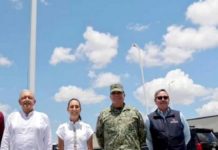 Visitan Nuevo Laredo López Obrador y Claudia Sheinbaum