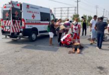 Accidente vial deja una persona lesionada y daños materiales