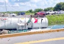 Aparatosos accidentes viales dejan cuantiosos daños materiales