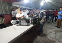 Poco antes de las 10 de la noche llegó primer paquete electoral al CME de Tampico