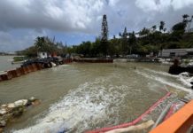 Flujo de gran volumen de agua por lluvias beneficiará sistema lagunario