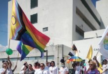 En el mes del orgullo comunidad LGBTIQ+ realiza caminata en patios del Canseco