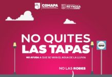 Exhorta COMAPA a usuarios a evitar retirar tapas de las alcantarillas