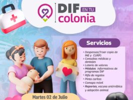 Realizará DIF Reynos Brigada “DIF en tu Colonia”