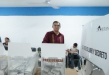 Américo votación entusiasta y sin contratiempos